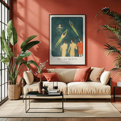 , framed and displayed in home decor