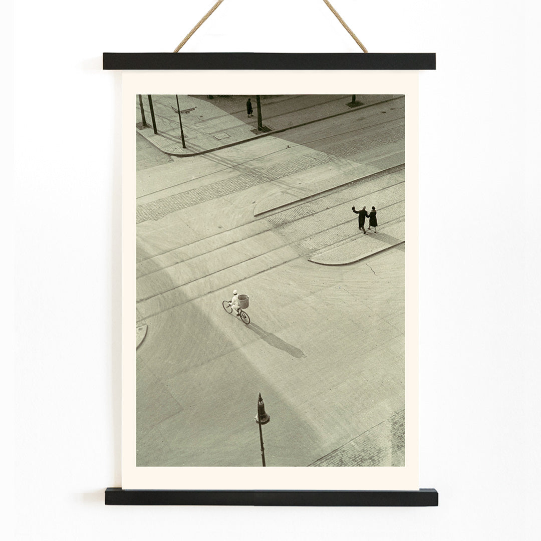 , with wooden magnetic frame on white background