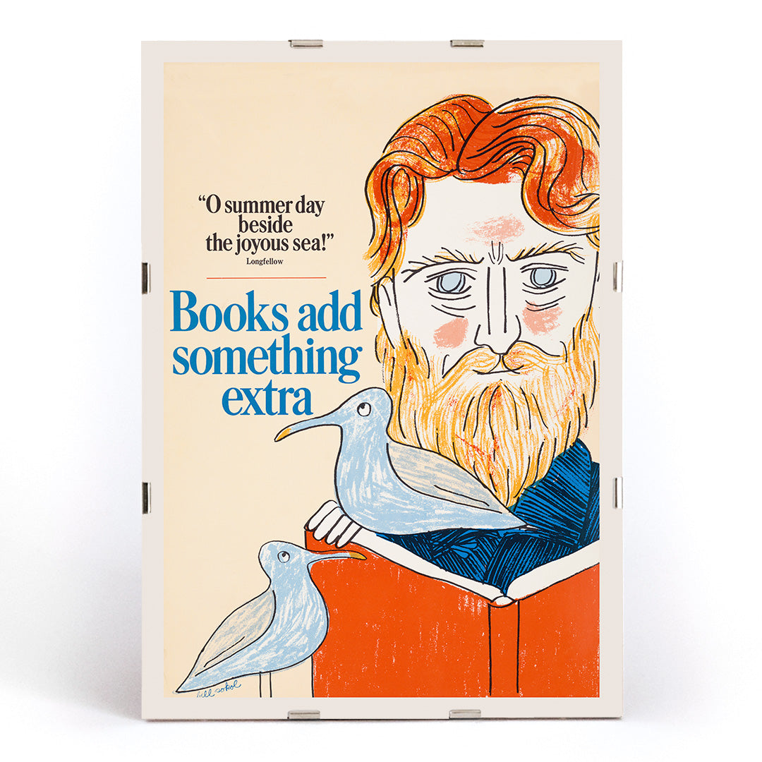 , framed and displayed in modern living room decor