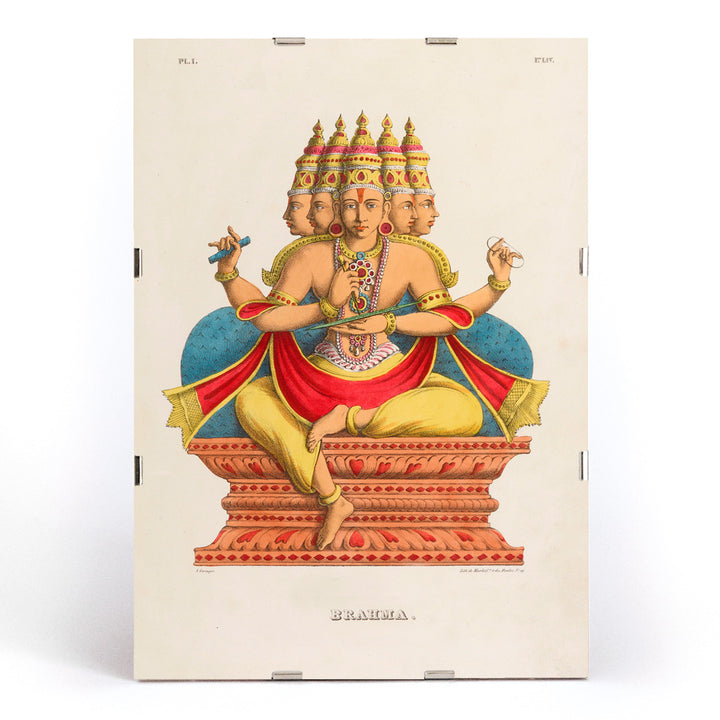, framed and displayed in modern living room decor