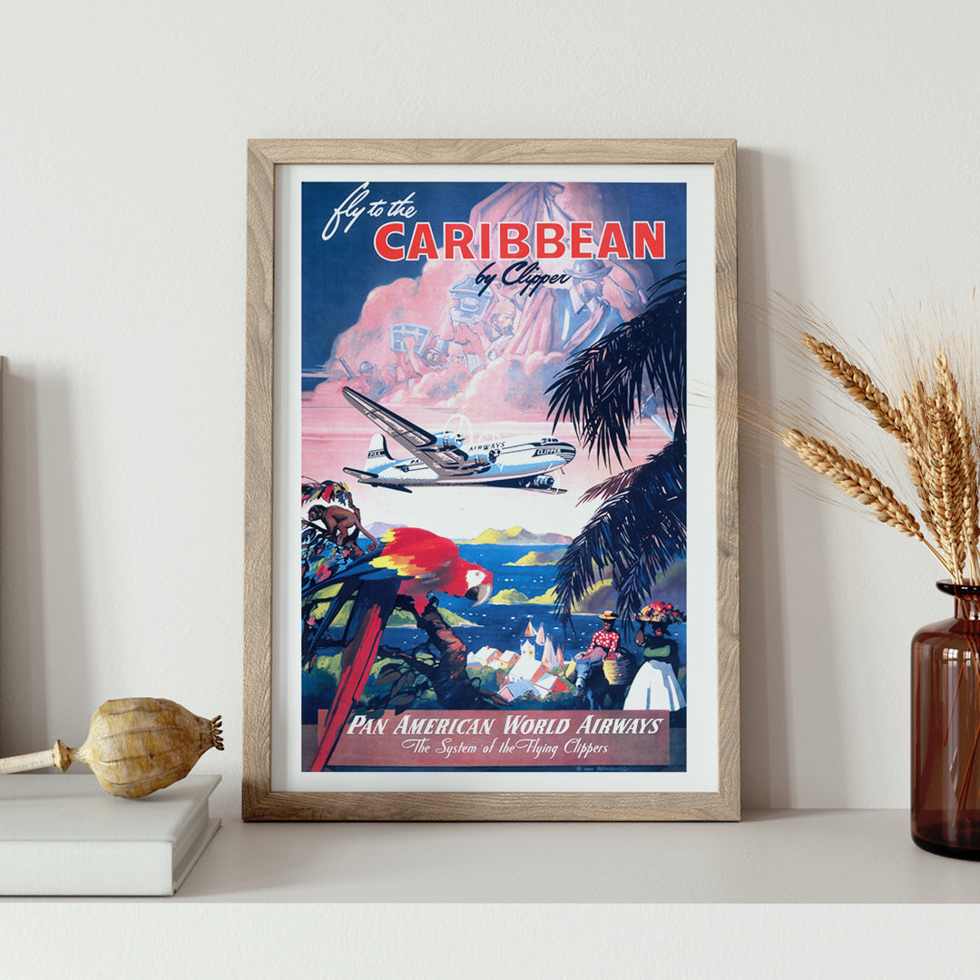 , framed and displayed in home decor