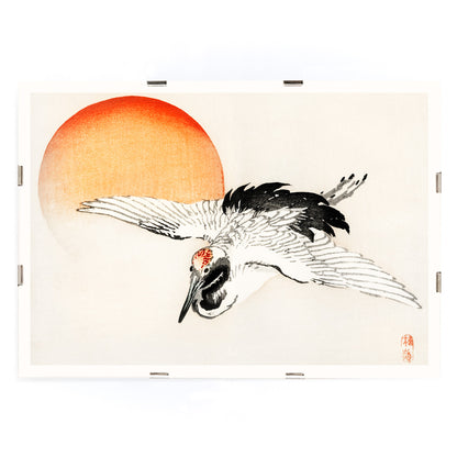 , framed and displayed in modern living room decor