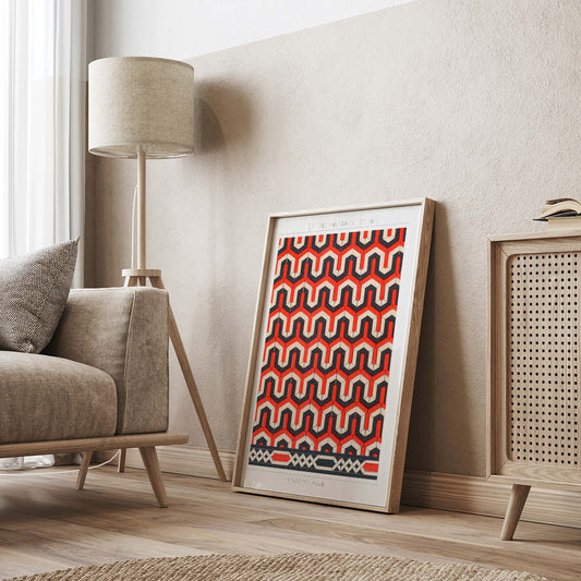 , framed and displayed in home decor