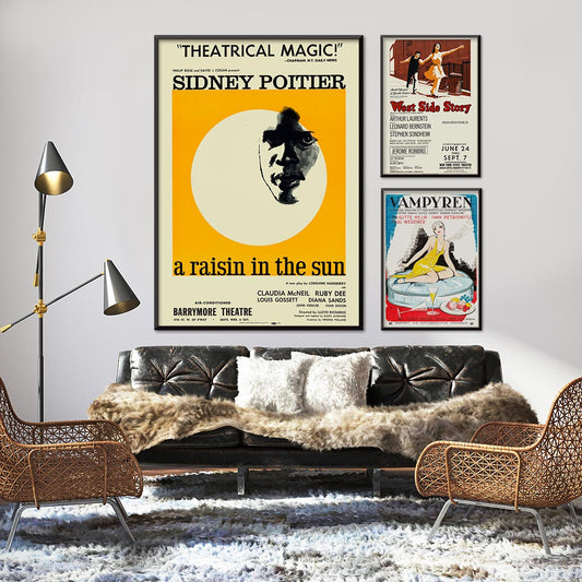 , framed and displayed in home decor