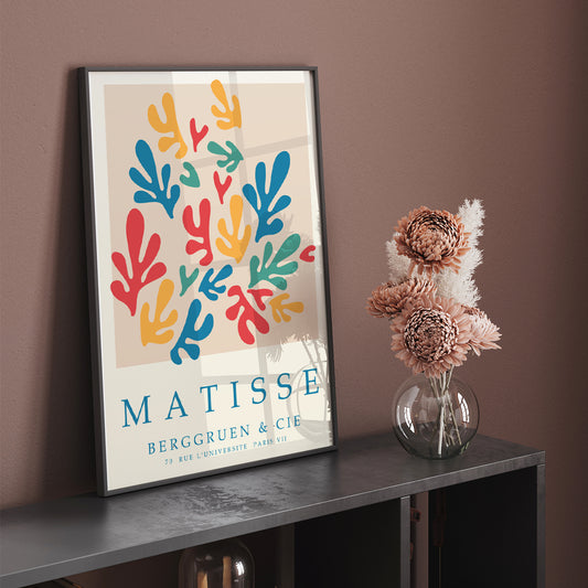 , framed and displayed in home decor