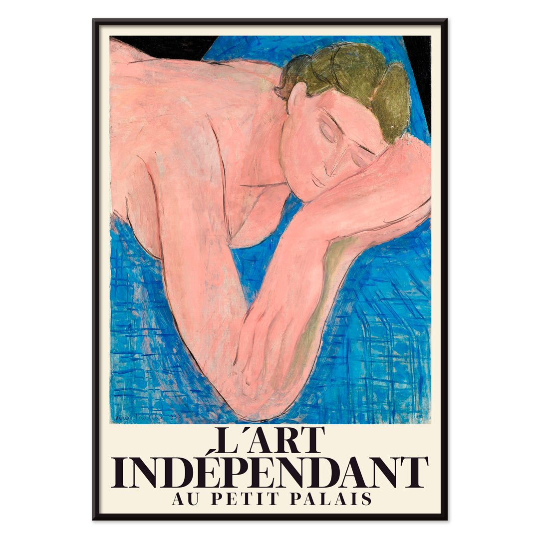 , with black aluminium frame on white background