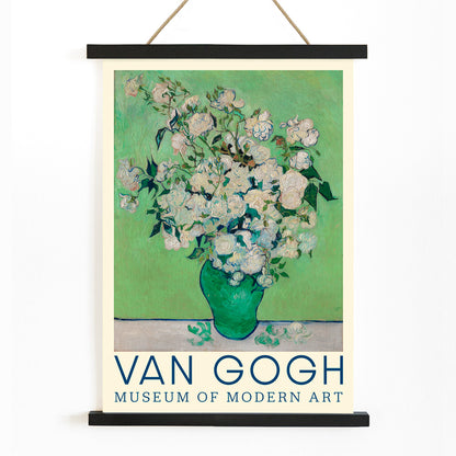 , with wooden magnetic frame on white background