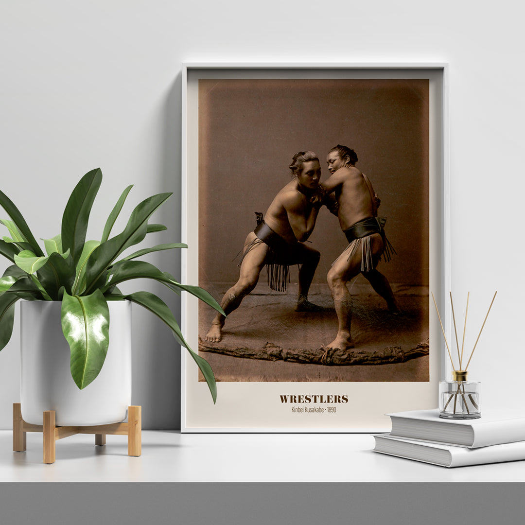 , framed and displayed in home decor